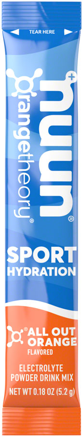 Nuun Sport Powder - All Out Orange, Box of 10 - Sport Hydration - Nuun Sport Powder