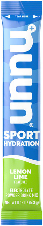 Nuun Sport Powder - Lemon Lime, Box of 10 - Sport Hydration - Nuun Sport Powder