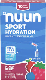 Nuun Sport Powder - Mixed Berry, Box of 10 MPN: 12586559 UPC: 811660024110 Sport Hydration Nuun Sport Powder