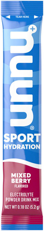 Nuun Sport Powder - Mixed Berry, Box of 10 - Sport Hydration - Nuun Sport Powder