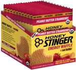 Honey Stinger Organic Waffle - Peanut Butter Strawberry, Box of 12 - Waffle - Organic Waffle