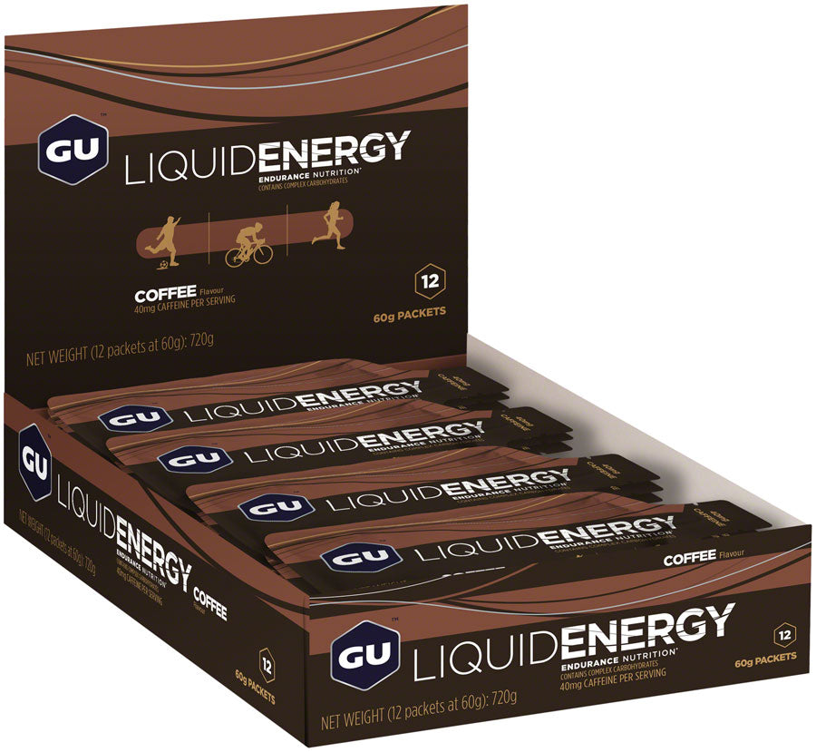GU Liquid Energy Gel - Coffee, Box of 12 MPN: 124722 UPC: 769493103833 Gel Liquid Energy Gel