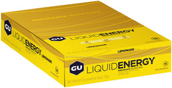 GU Liquid Energy Gel - Lemonade, Box of 12 - Gel - Liquid Energy Gel