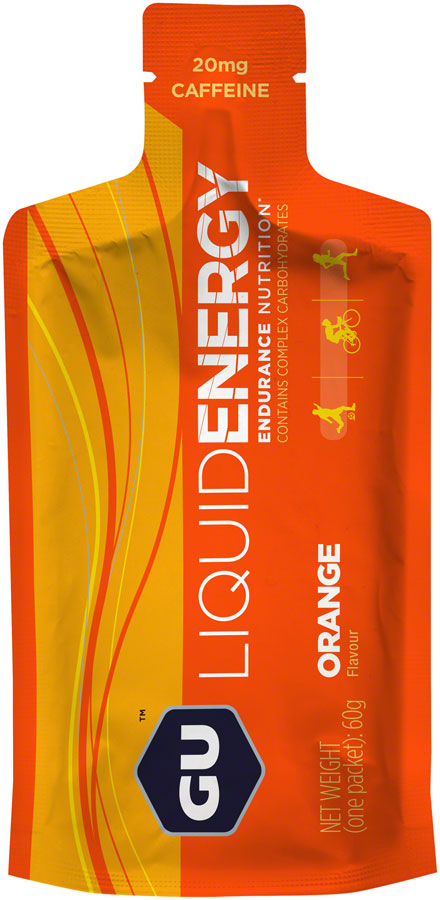 GU Liquid Energy Gel - Orange, Box of 12 MPN: 124724 UPC: 769493103857 Gel Liquid Energy Gel