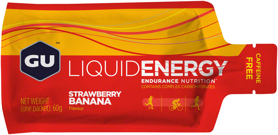 GU Liquid Energy Gel -  Strawberry/Banana, Box of 12 MPN: 124725 UPC: 769493103864 Gel Liquid Energy Gel
