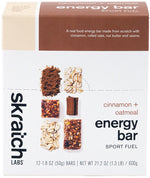 Skratch Labs Energy Bar - Cinnamon/Oatmeal, Box of 12 MPN: EBF-CO-50G/12 UPC: 860011499947 Bars Energy Bar Sport Fuel