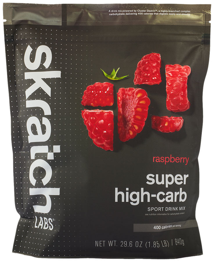 Skratch Labs Super High Carb Sport Mix - Raspberry, 8 Serving Bag MPN: HCDM-RB-840G UPC: 858690007775 Sport Hydration Super High-Carb Sport Drink Mix
