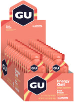 GU Energy Gel - Sour Peach,  Box of 24 MPN: 125041 UPC: 769493109200 Gel Energy Gel