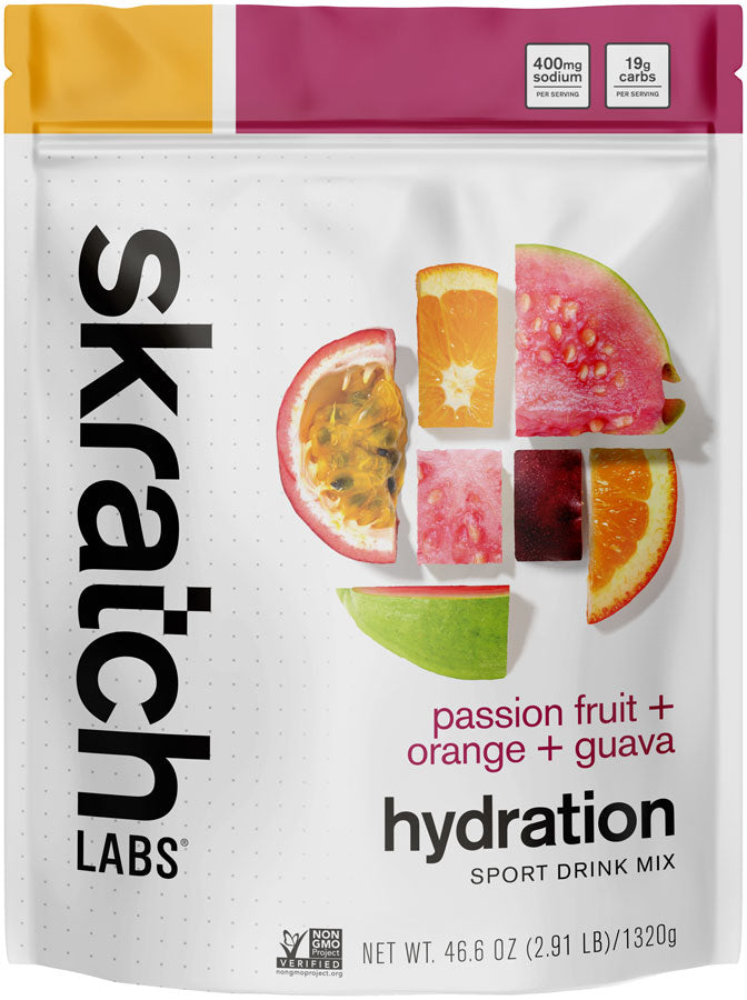 Skratch Labs Hydration Sport Drink - Passion Fruit/Orange/Guava,  60-Serving Resealable Bag