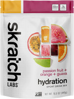 Skratch Labs Hydration Sport Drink - Passion Fruit/Orange/Guava, 20-Serving Resealable Bag MPN: SDM-PG-440G UPC: 860011499978 Sport Hydration Hydration Sport Drink Mix