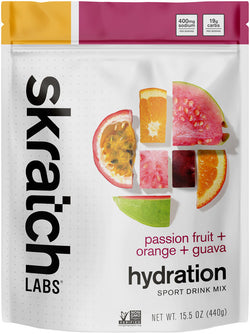 Skratch Labs Hydration Sport Drink - Passion Fruit/Orange/Guava, 20-Serving Resealable Bag MPN: SDM-PG-440G UPC: 860011499978 Sport Hydration Hydration Sport Drink Mix