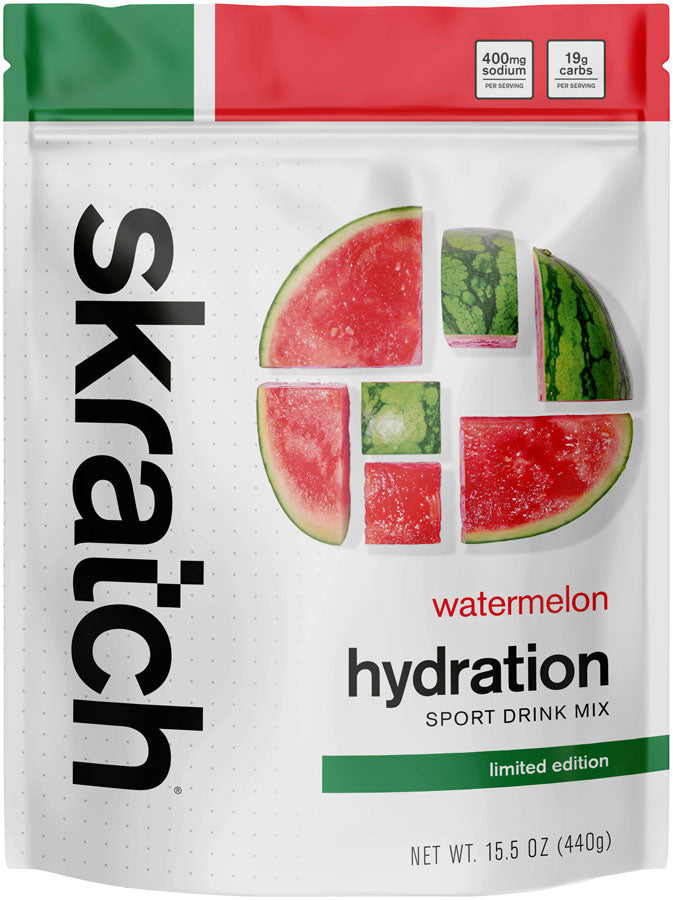 Skratch Labs Hydration Sport Drink - Watermelon, 20-Serving Resealable Bag MPN: SDM-WM-440G UPC: 860011499961 Sport Hydration Hydration Sport Drink Mix