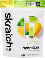 Skratch Labs Hydration Sport Drink - Caffeinated Lemon/Lime, 20-Serving Resealable Bag MPN: SDM-LL-440G-CAF UPC: 850075212095 Sport Hydration Hydration Sport Drink Mix