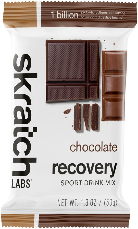 Skratch Labs Recovery Sport Drink - Chocolate, Single Serving 10-Pack