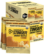 Honey Stinger Organic Waffle - Peanut Butter Banana, Box of 12 - Waffle - Organic Waffle
