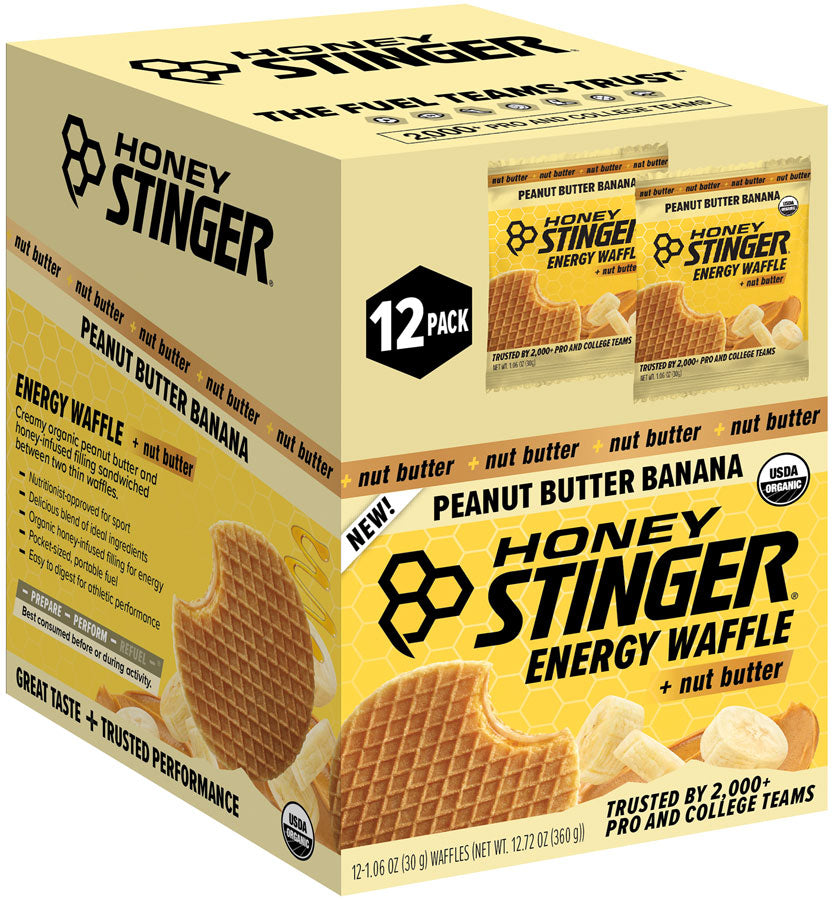 Honey Stinger Organic Waffle - Peanut Butter Banana, Box of 12 MPN: 75512 UPC: 810815029130 Waffle Organic Waffle