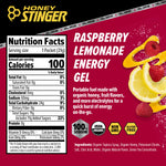 Honey Stinger Electrolyte Energy Gel - Raspberry Lemonade, Box of 12 - Gel - Energy Gel