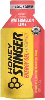 Honey Stinger Electrolyte Energy Gel - Watermelon Lime, Box of 12 MPN: 70212 UPC: 810815029390 Gel Energy Gel