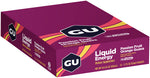 GU Liquid Energy Gel - Passion Fruit/Orange/Guava, Box of 12 - Gel - Liquid Energy Gel