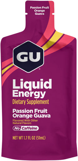 GU Liquid Energy Gel - Passion Fruit/Orange/Guava, Box of 12 MPN: 125049 UPC: 769493109248 Gel Liquid Energy Gel