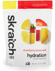 Skratch Labs Hydration Sport Drink Mix - Strawberry Lemonade, 20 -Serving  Resealable Pouch