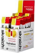 Skratch Labs Hydration Sport Drink Mix - Strawberry Lemonade, Box of 20 - Sport Hydration - Hydration Sport Drink Mix