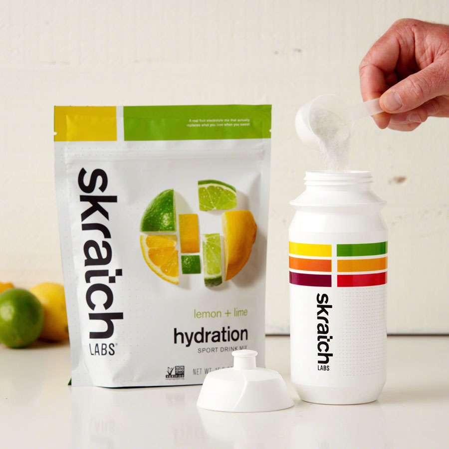 Skratch Labs Hydration Sport Drink Mix - Lemon + Lime, 20-Serving Resealable Pouch MPN: SDM-LL-440G UPC: 858690007003 Sport Hydration Hydration Sport Drink Mix