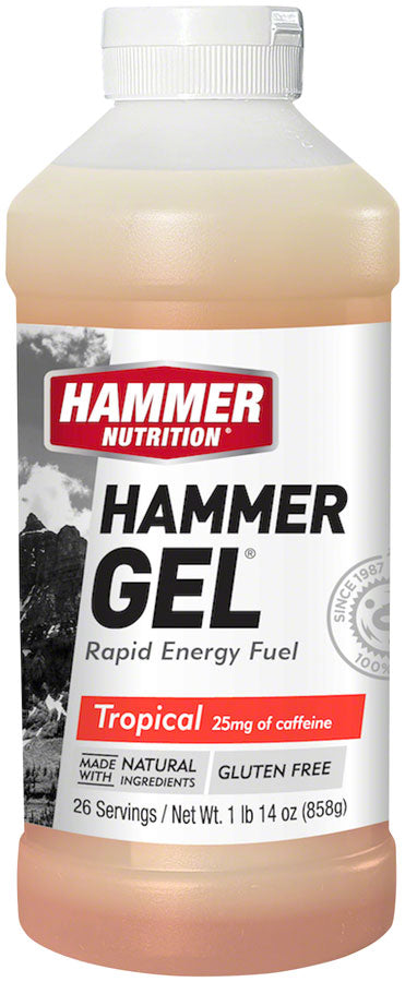Hammer Gel: Tropical (with caffiene) 20oz Gel 602059999245