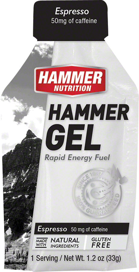 Hammer Gel: Espresso, 24 Single Serving Packets Gel 602059011886