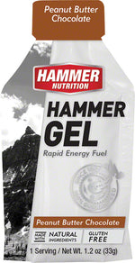 Hammer Gel: Peanut Butter Chocolate, 24 Single Serving Packets MPN: HBPC24 UPC: 602059014610 Gel Hammer Gel