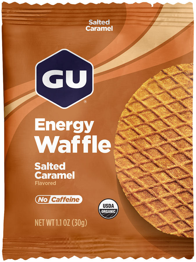 GU Energy Waffle - Salted Caramel, Box of 16 MPN: 124201 UPC: 769493101617 Waffle Energy Waffle