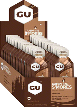 GU Energy Gel - Campfire S'mores, Box of 24 MPN: 124358 UPC: 769493102621 Gel Energy Gel