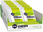 GU Energy Chews - Salted Lime, Box of 12 Bags MPN: 124860 UPC: 769493104434 Chew Energy Chews