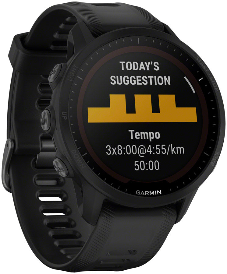 Garmin Forerunner 955 Solar GPS Smartwatch - 45.6mm, Black MPN: 010-02638-00 UPC: 753759297008 Fitness Computers Forerunner 955 Solar GPS Smartwatch