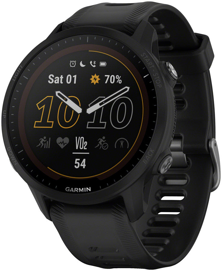 Garmin Forerunner 955 Solar GPS Smartwatch - 45.6mm, Black