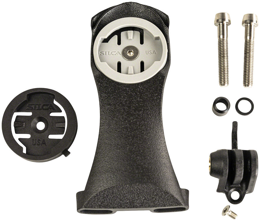 Silca Chisela Computer Mount Kit/Adapter - Wide (23-40mm), Garmin/Wahoo
