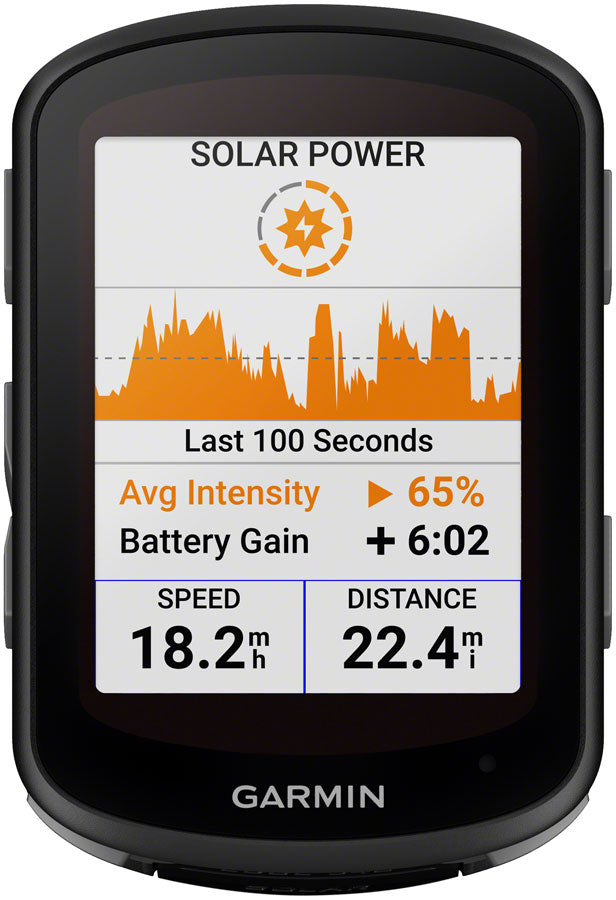 Garmin Edge 540 Solar Bike Computer - GPS, Wireless, Black MPN: 010-02694-20 UPC: 753759299880 Bike Computers Edge 540 Solar GPS Bike Computer