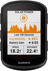 Garmin Edge 840 Solar Bike Computer - GPS, Wireless, Black Bike