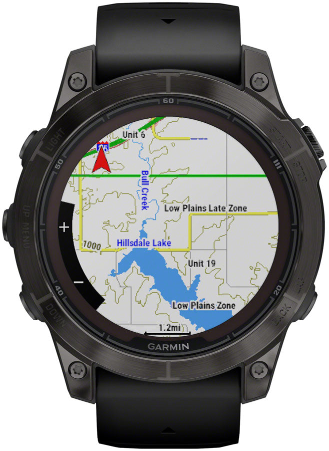 Garmin Fenix 7 PRO Sapphire Solar GPS Smartwatch (Carbon Grey DLC Ti/Black  Band) (47mm Case) - Performance Bicycle