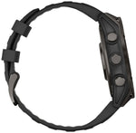 Garmin fenix 8 Smartwatch - 47mm, AMOLED, Sapphire, Carbon Gray DLC Titanium with Black/Pebble Gray Silicone MPN: 010-02904-20 UPC: 753759338107 Fitness Computers fenix 8 Smartwatch AMOLED Sapphire