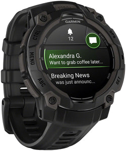 Garmin Instinct 3 GPS Smartwatch - 45mm, AMOLED, Black/Black - Fitness Computers - Instinct 3 GPS Smartwatch AMOLED