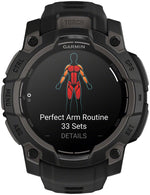 Garmin Instinct 3 GPS Smartwatch - 45mm, AMOLED, Black/Black MPN: 010-02936-00 UPC: 753759339487 Fitness Computers Instinct 3 GPS Smartwatch AMOLED