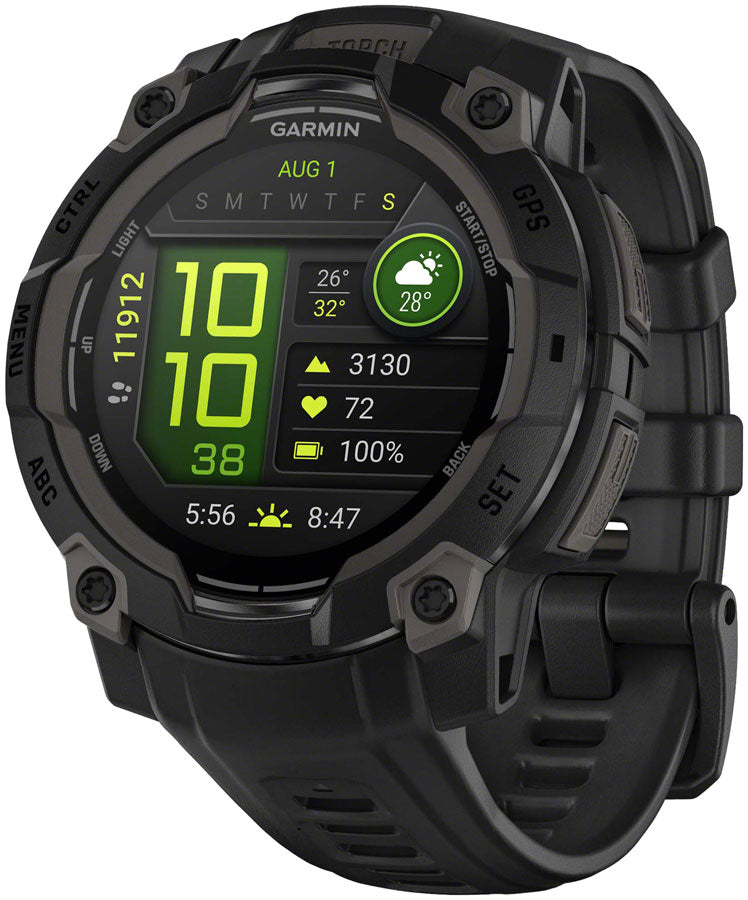 Garmin Instinct 3 GPS Smartwatch - 45mm, AMOLED, Black/Black