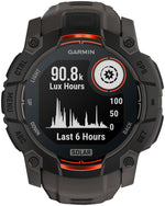 Garmin Instinct 3 GPS Smartwatch - 50mm Solar Black/Charcoal - Fitness Computers - Instinct 3 GPS Smartwatch Solar