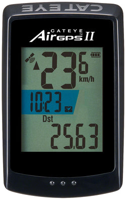 Cateye AIR GPS II Cycling Computer - Black MPN: 1605105 UPC: 725012038444 Bike Computers AIR GPS II Cycling Computer