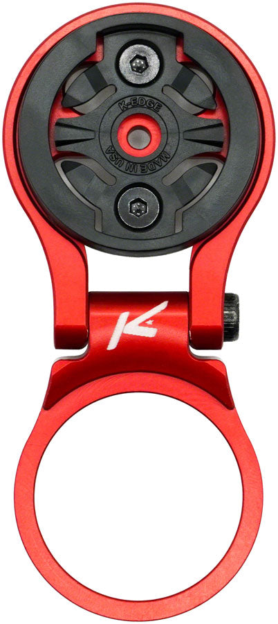 K-Edge Garmin Race Stem Mount - Red MPN: K13-530R-RED UPC: 850071374322 Computer Mount Kit/Adapter Race Stem Mount