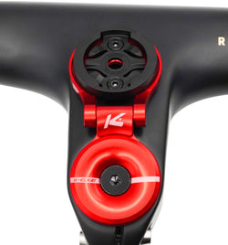 K-Edge Garmin Race Stem Mount with Cap - Red - Computer Mount Kit/Adapter - Race Stem Mount