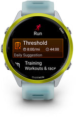 Garmin Forerunner 570 SmartWatch - 47mm, Whitestone/Amp Yellow - Fitness Computers - Forerunner 570 SmartWatch