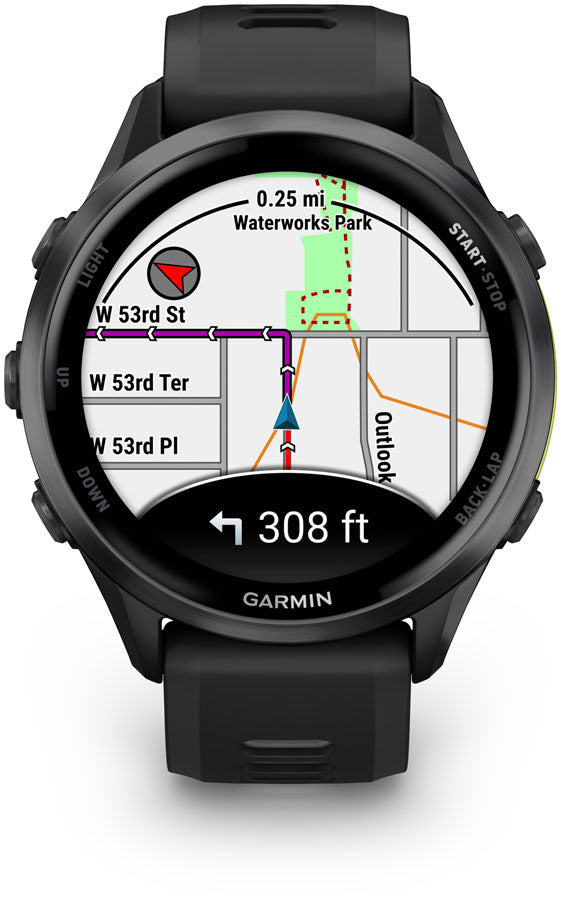Garmin Forerunner 970 SmartWatch - Black/Amp Yellow - Fitness Computers - Forerunner 970 SmartWatch