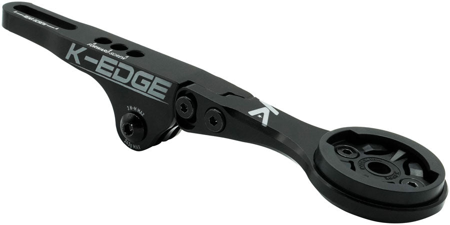 K-Edge Garmin IHS XXL Combo Mount - Black Anodized Computer Mount